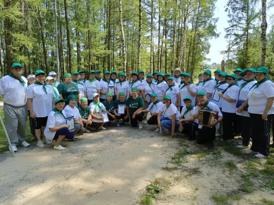 В Сосновском  районе прошел традиционный турслет ветеранов.