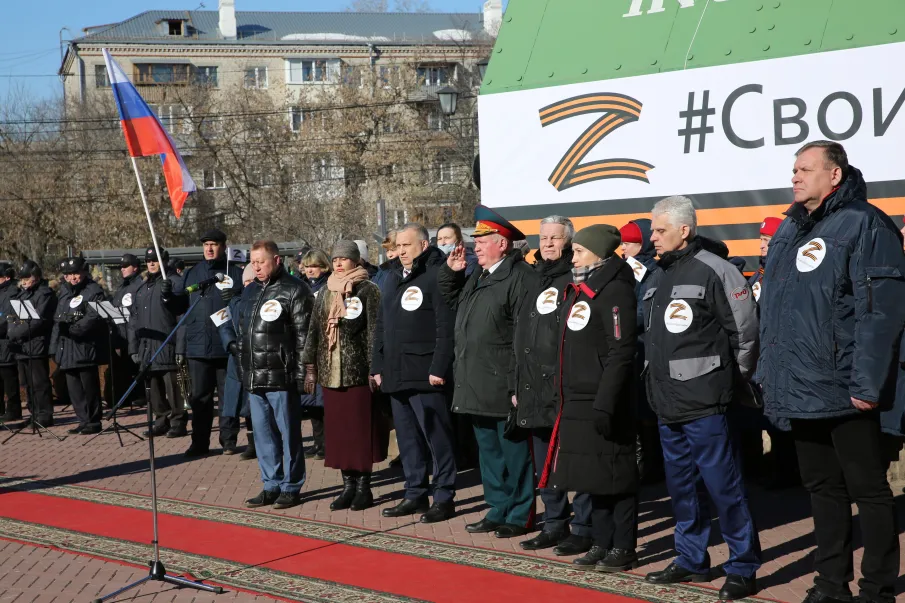 Председатель областного Совета Ветеранов, Андрей Захаров, принял участие во всероссийской акции “Своих не бросаем!»