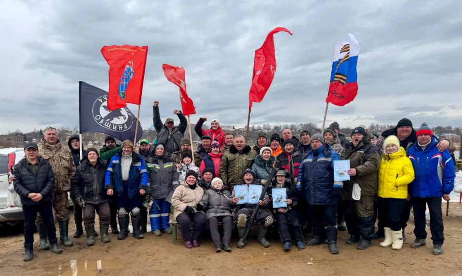 Фестиваль зимней рыбалки для ветеранов в Кстовском районе.
