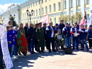 19 мая в Нижегородском кремле стартовал международный автопробег «Александр Невский – знамя наших побед!»