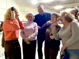 14 февраля, в канун празднования 23 февраля и вывода советских войск из Афганистана команда областного Совета ветеранов и команда областного совета женщин приняла участие в стрелковом турнире.