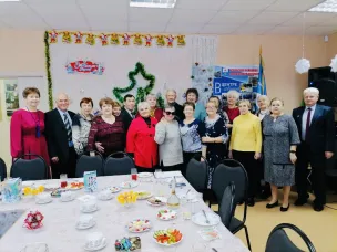 Новогодние встречи прошли в Кстовском Доме ветеранов с 21 по  24 декабря.