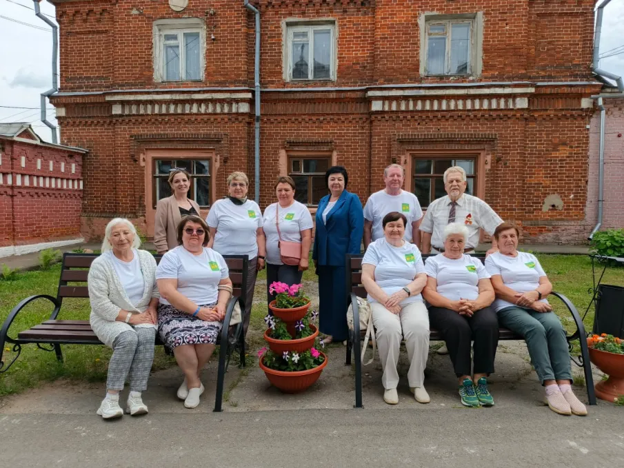 Совет ветеранов Павловского округа на этой неделе принимал гостей - ветеранов из Володарска.