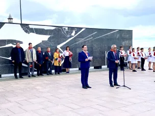 15 мая Председатель областного Совета ветеранов Андрей Захаров принял участие в торжественной линейке, приуроченной к 100-летию Всесоюзной пионерской организации им. В.И. Ленина.