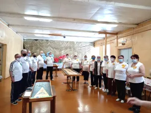 4 марта ветераны села Сомовка Воротынского района провели соревнования по настольно-спортивным играм. Мероприятие проведено в поддержку мирных жителей ДНР и ЛНР и российских военных, участвующих в спецоперации.