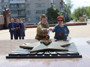 5 мая в Балахне, после реконструкции  мемориального комплекса зажжен «Вечный огонь»